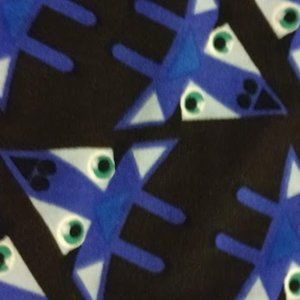 NWT TC Lularoe Leggings Blue Fox Heads